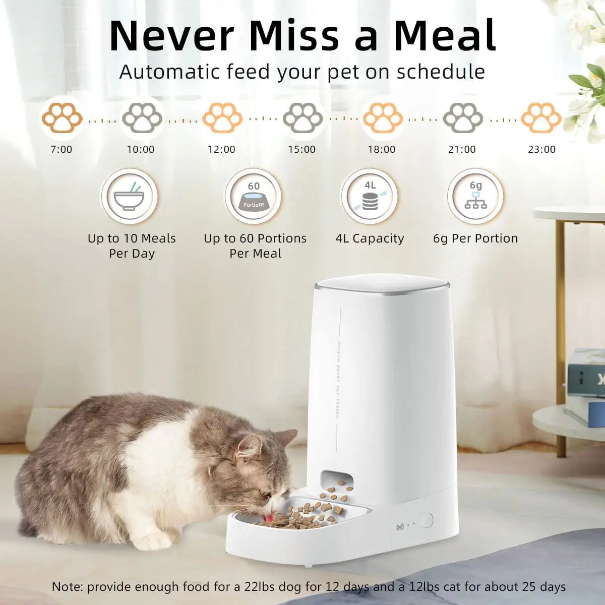 Wireless Automatic Pet Feeder